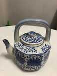 Bule em ceramica - made in china - pintado à mão