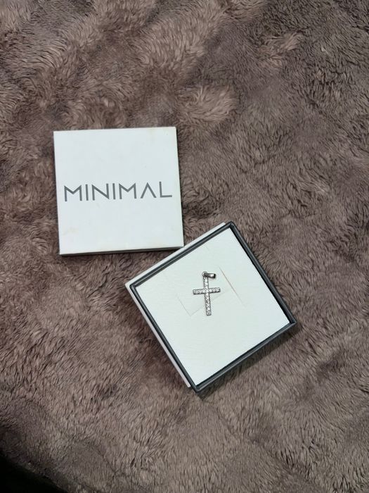 Срібний хрестик Minimal