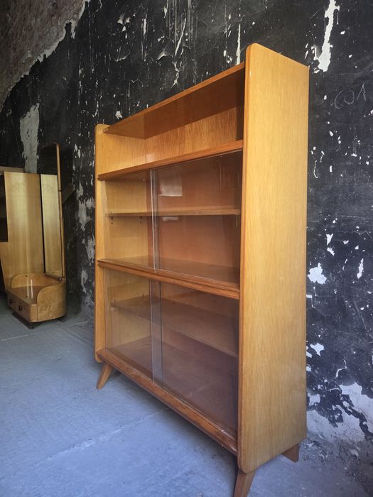 Biblioteczka witryna Tatra Frantisek Jirak Czechosłowacja vintage prl