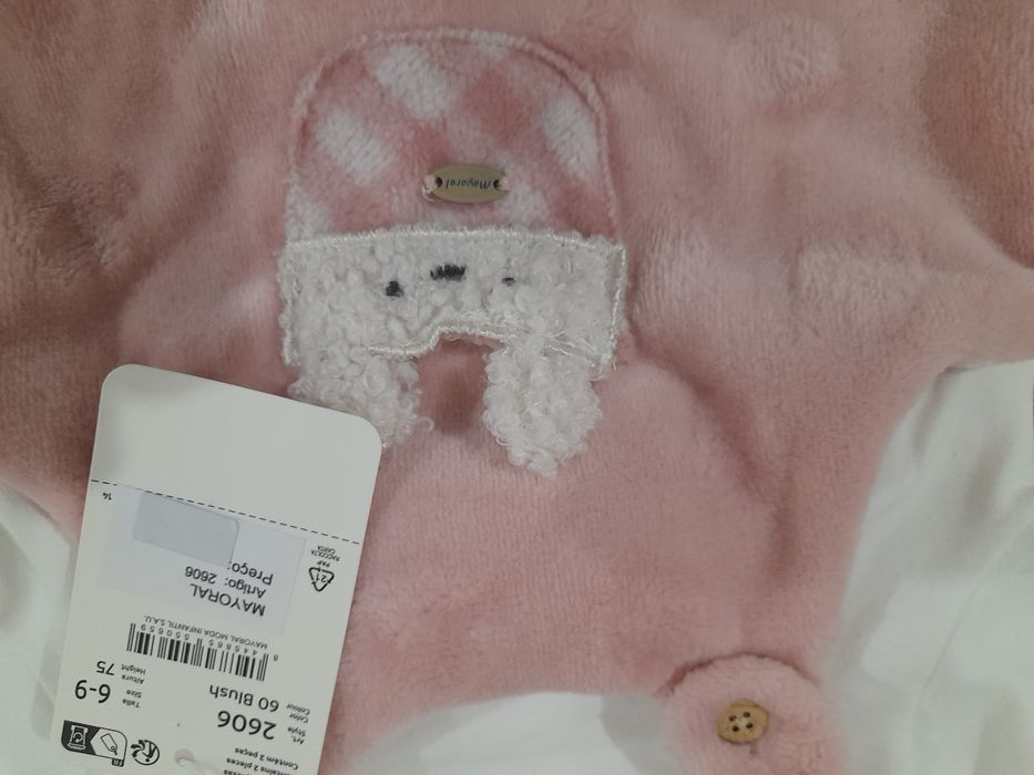 Jardineiras bebé menina (6-9 meses)