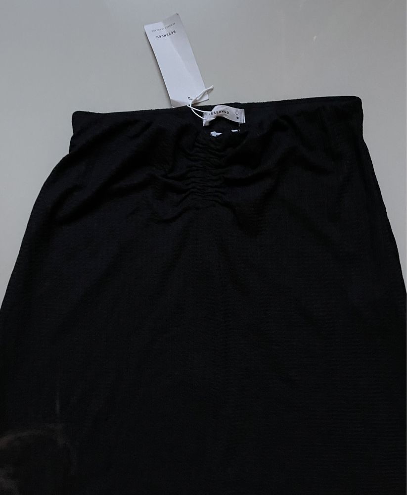 Spódnica RESERVED rozmiar M czarna materiałowa nowa z metką