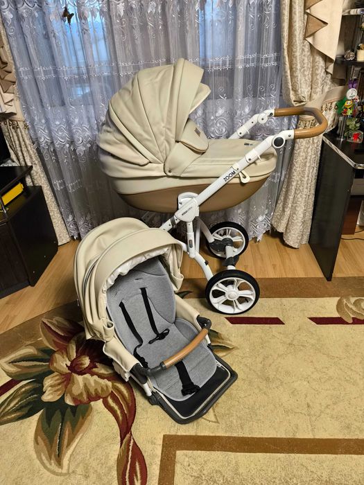 Коляска Mioobeby Zoom 2в1 (екошкіра)