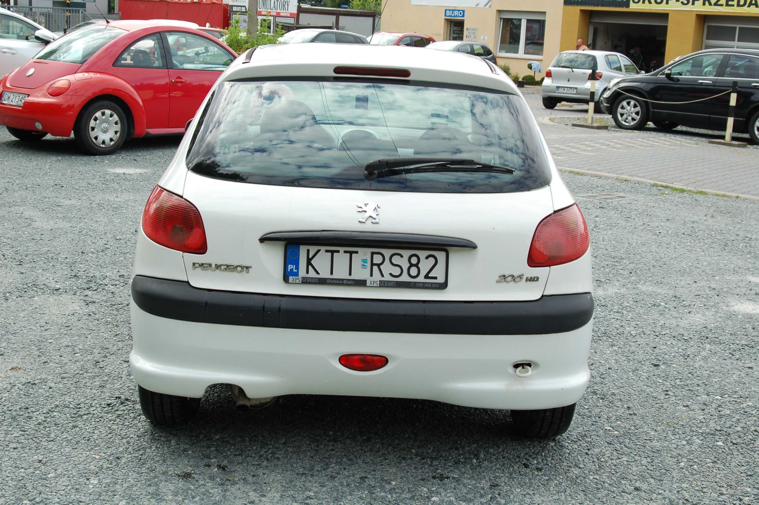 Peugeot 206 1.4 HDi 2007 Sprawny Jeżdżący z ważnym Ubezpieczeniem OC