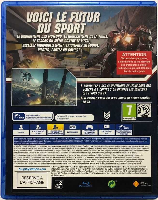 Rigs Mechanized Combat League VR PL PS4 * Gry Serwis Wejherowo