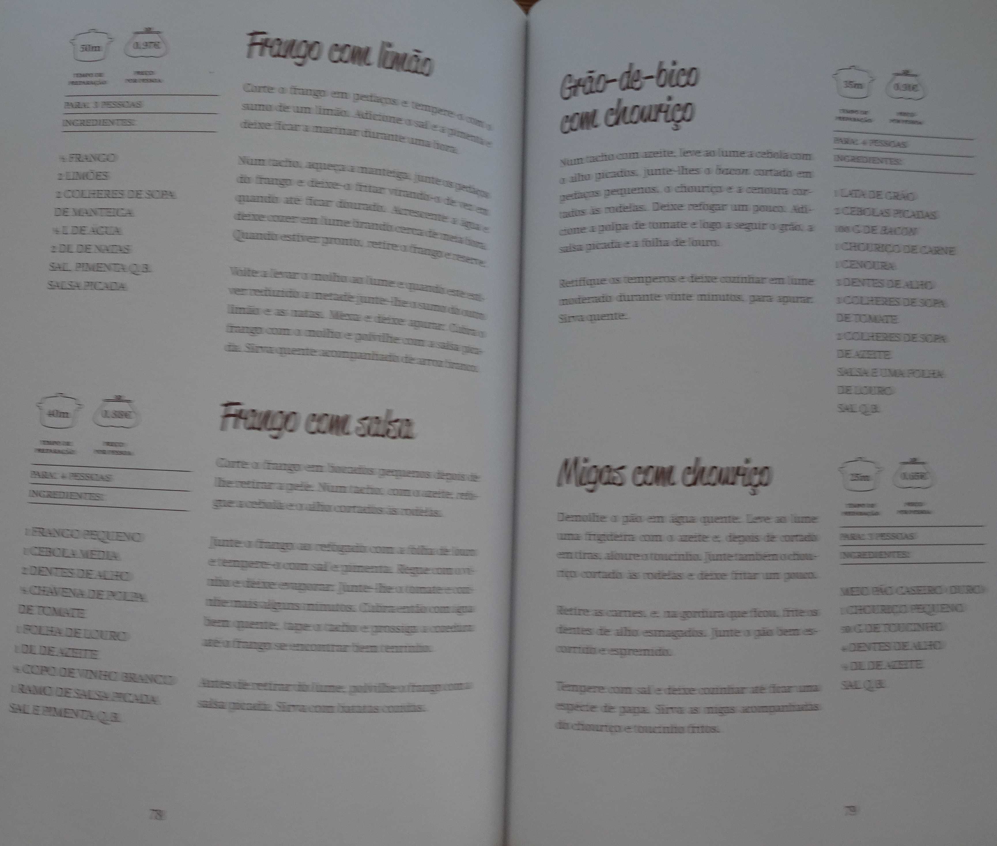 Cozinhar Sem Gastar (Receitas Rápidas e Económicas) de Anabela Almeida