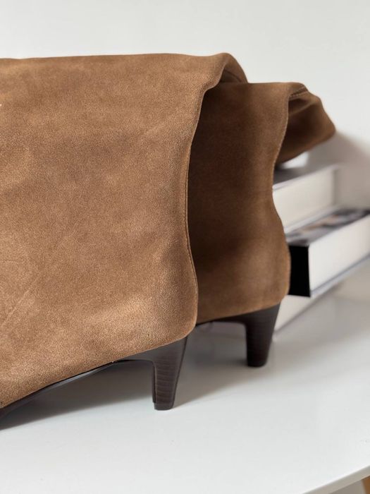 Сапоги , чоботи , ботфорти замшеві