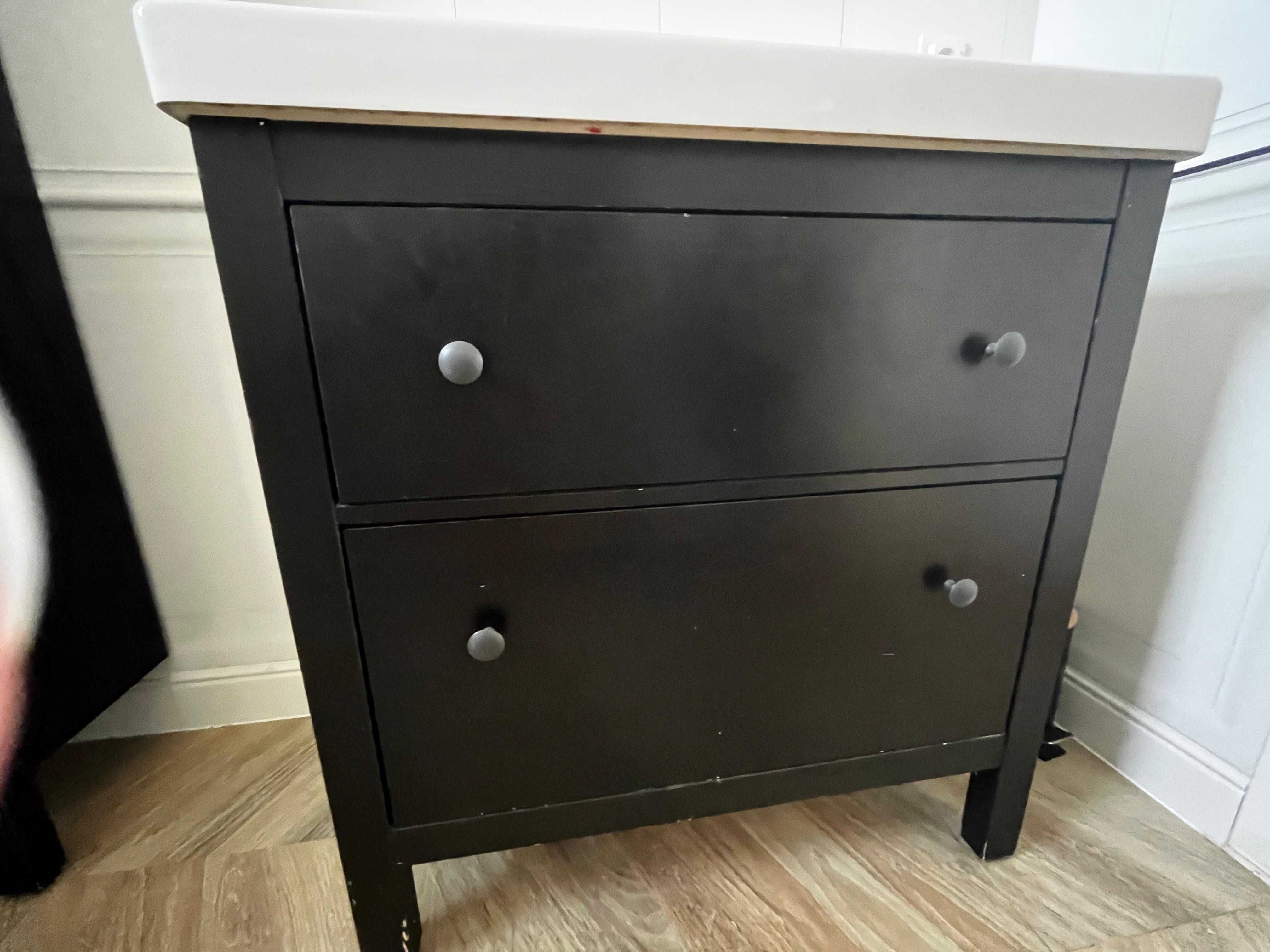 Zestaw szafek łazienkowych Hemnes Ikea