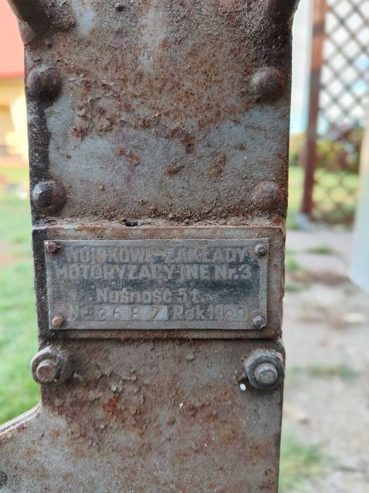 Podnośnik, lewar kolejowy 5 Ton