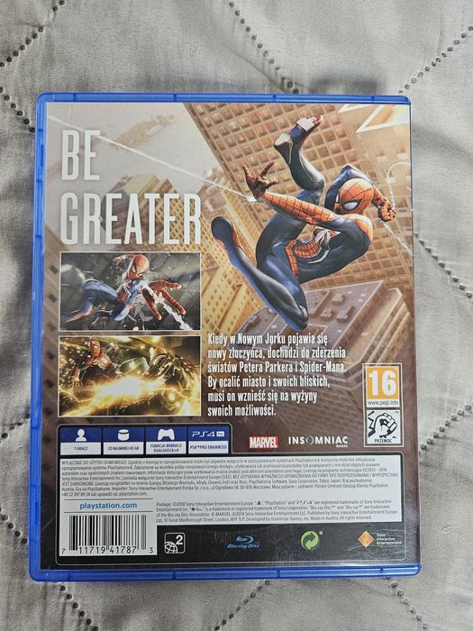 Spider Man Marvel Gra na PS4