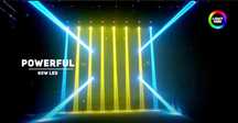 LIGHT4ME BEAM 60 LED głowa ruchoma mocna DJ torba zespół strobo 100W