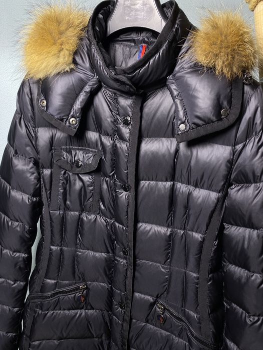 Пуховик жіночий Moncler Hermifur Оригінал