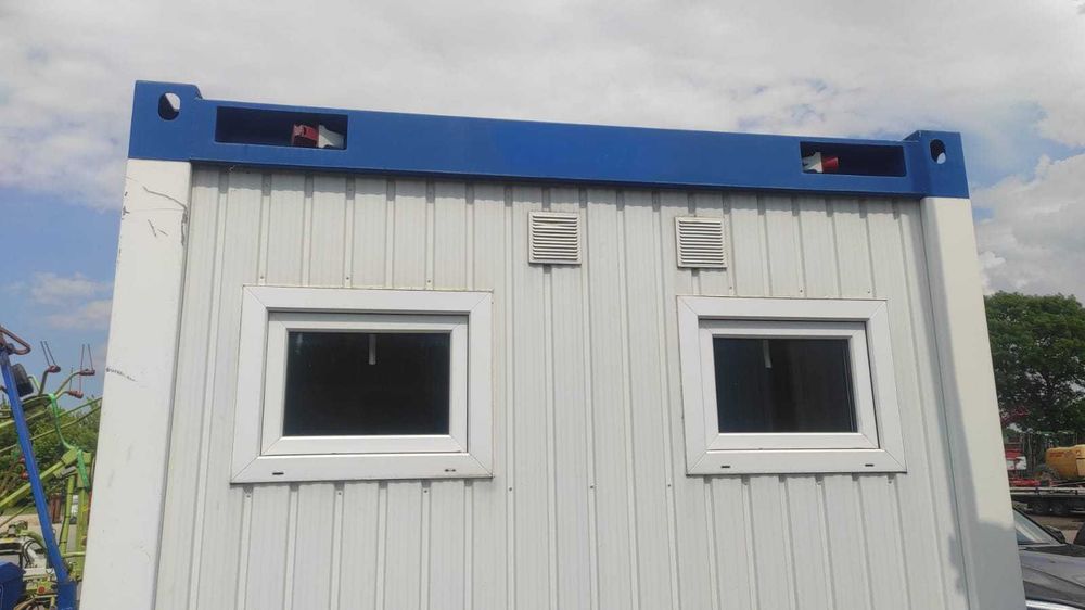 Kontener sanitarny 6x2.5m WC x3, pisuary, podgrzewacz wody, ogrzewanie