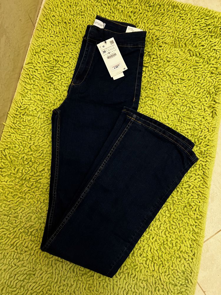 Jeggings skinny flare tam 38 com etiqueta