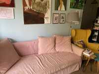 Kanapa różowa Ikea HOLMSUND