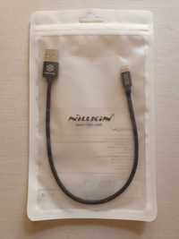 Nillkin Jetspeed новый фирменный прочный USB lightning кабель 30 см