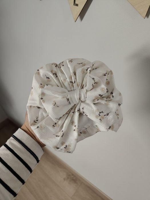 Turban dziecięcy z kokardką