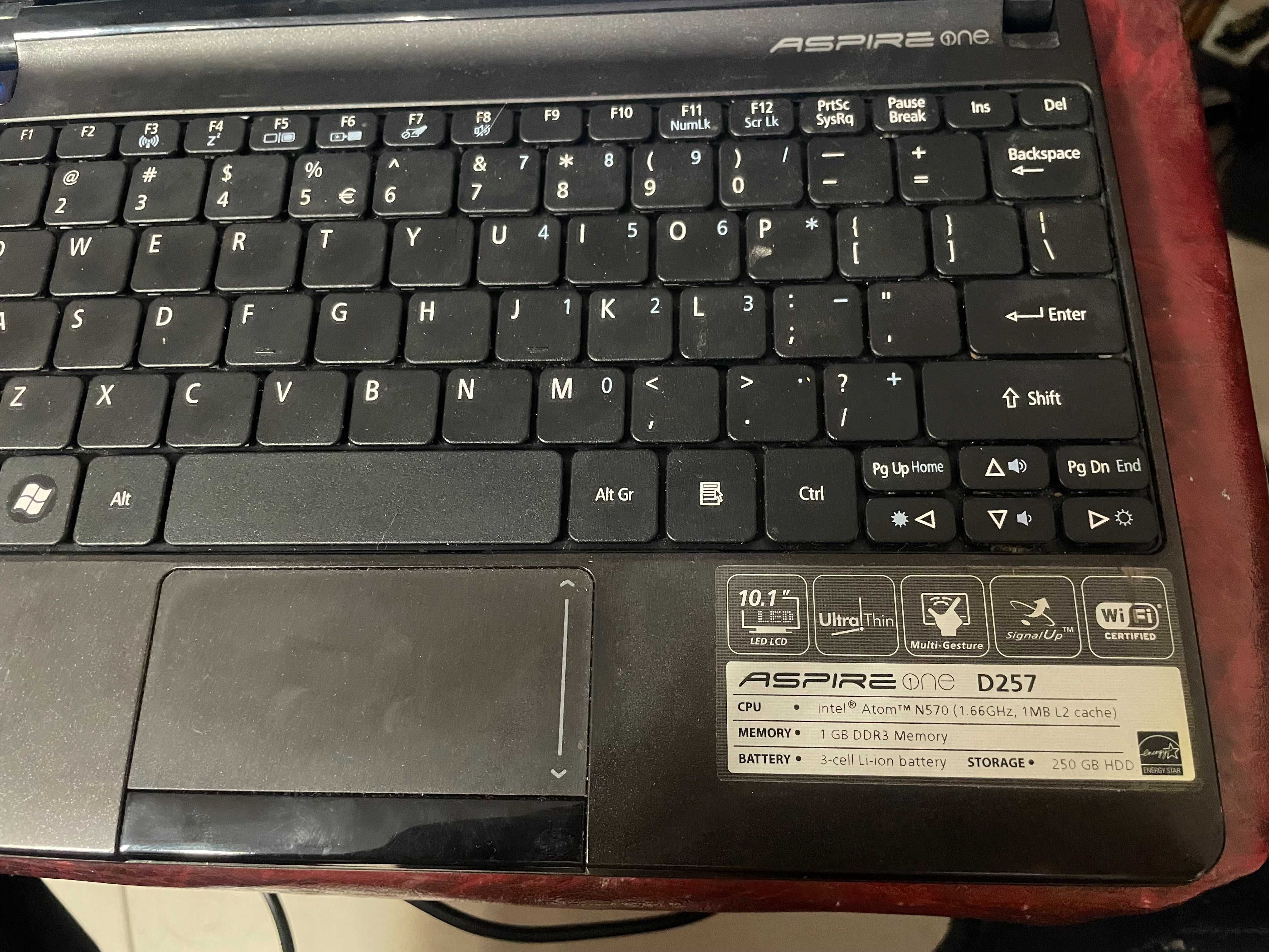 Netbook ACER ASPIRE D257 , zasilacz/Nowy Lombard/Katowice