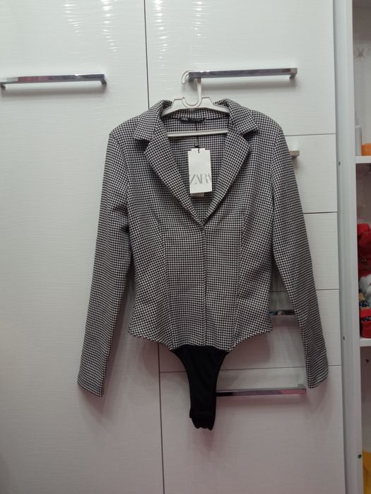 Шикарний піджак блуза сорочка боді Zara р L 46-48