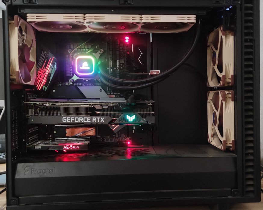 Gaming-Ultraszybkie dyski,64GB,RTX3080Ti,Chłodzenie wodne,SB-AE5