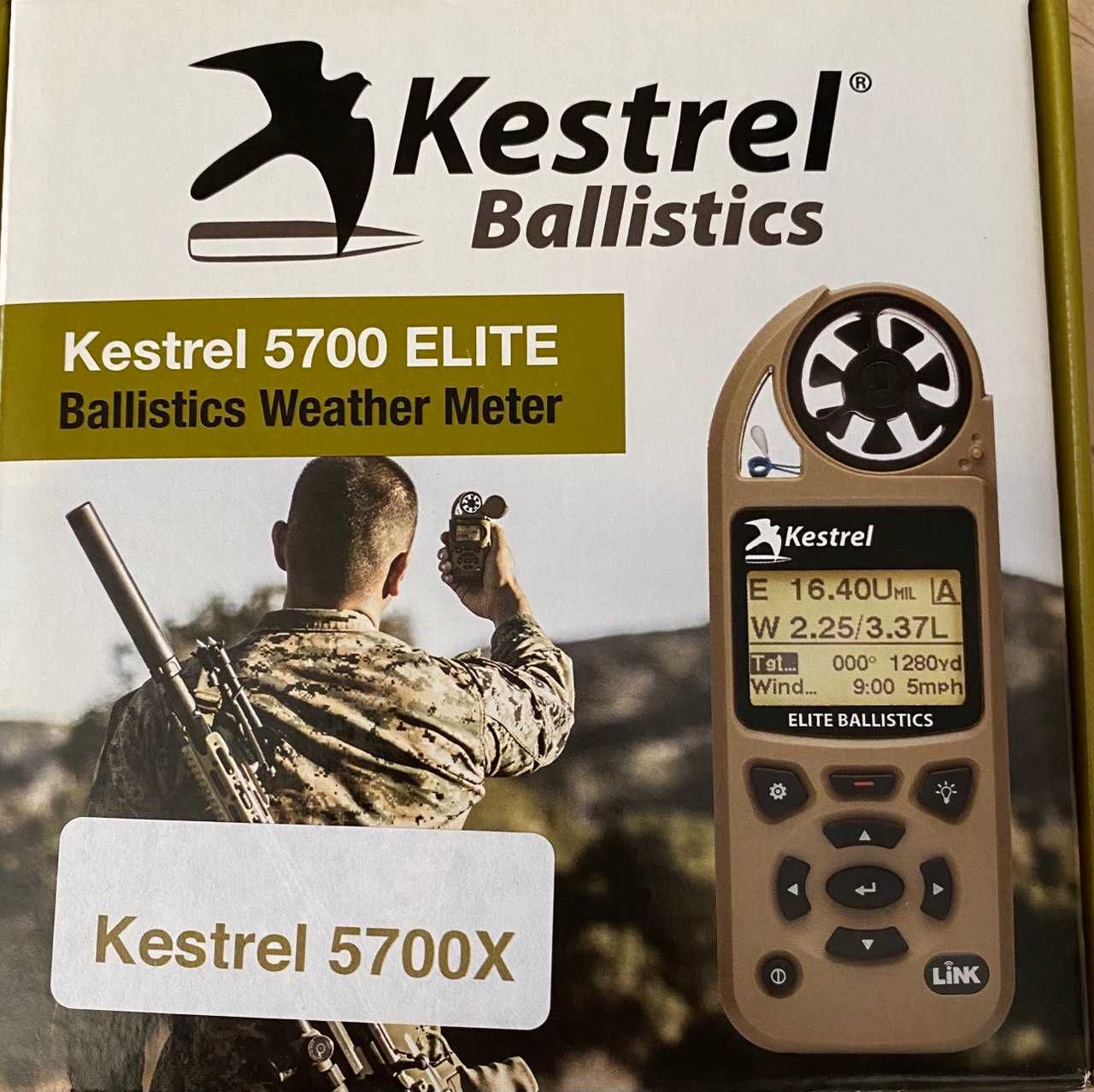 Метеостанція Kestrel 5700X Elite Applied Ballistics Bluetooth (TAN)