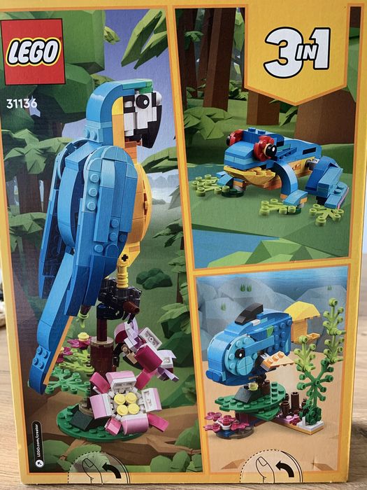 LEGO Creator 31136 Egzotyczna Papuga Nowe