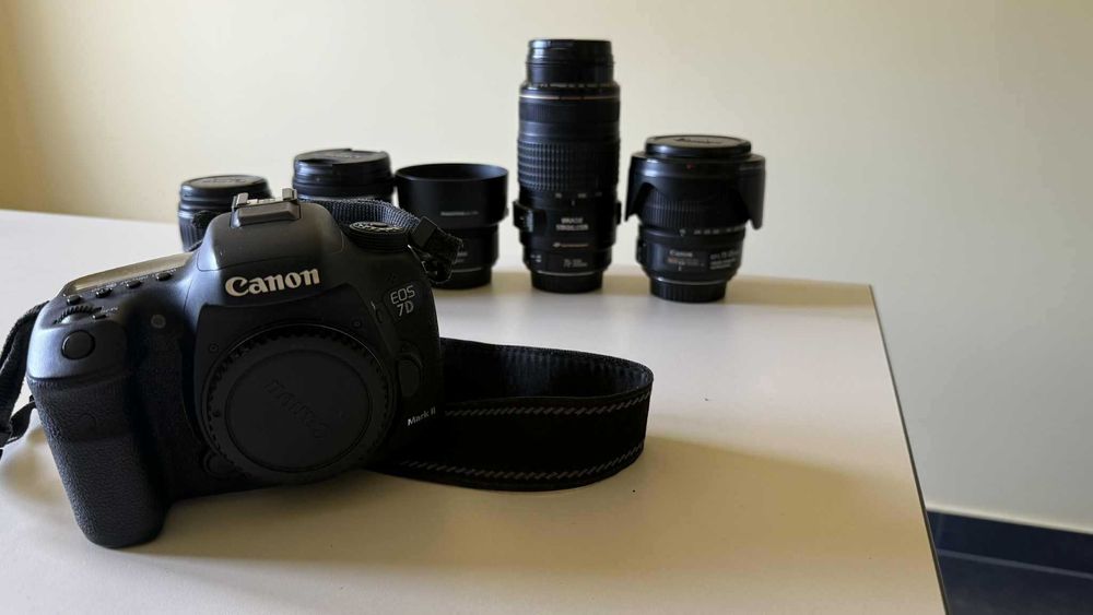 Canon 7D Mark II + 5 obiektywów Canon