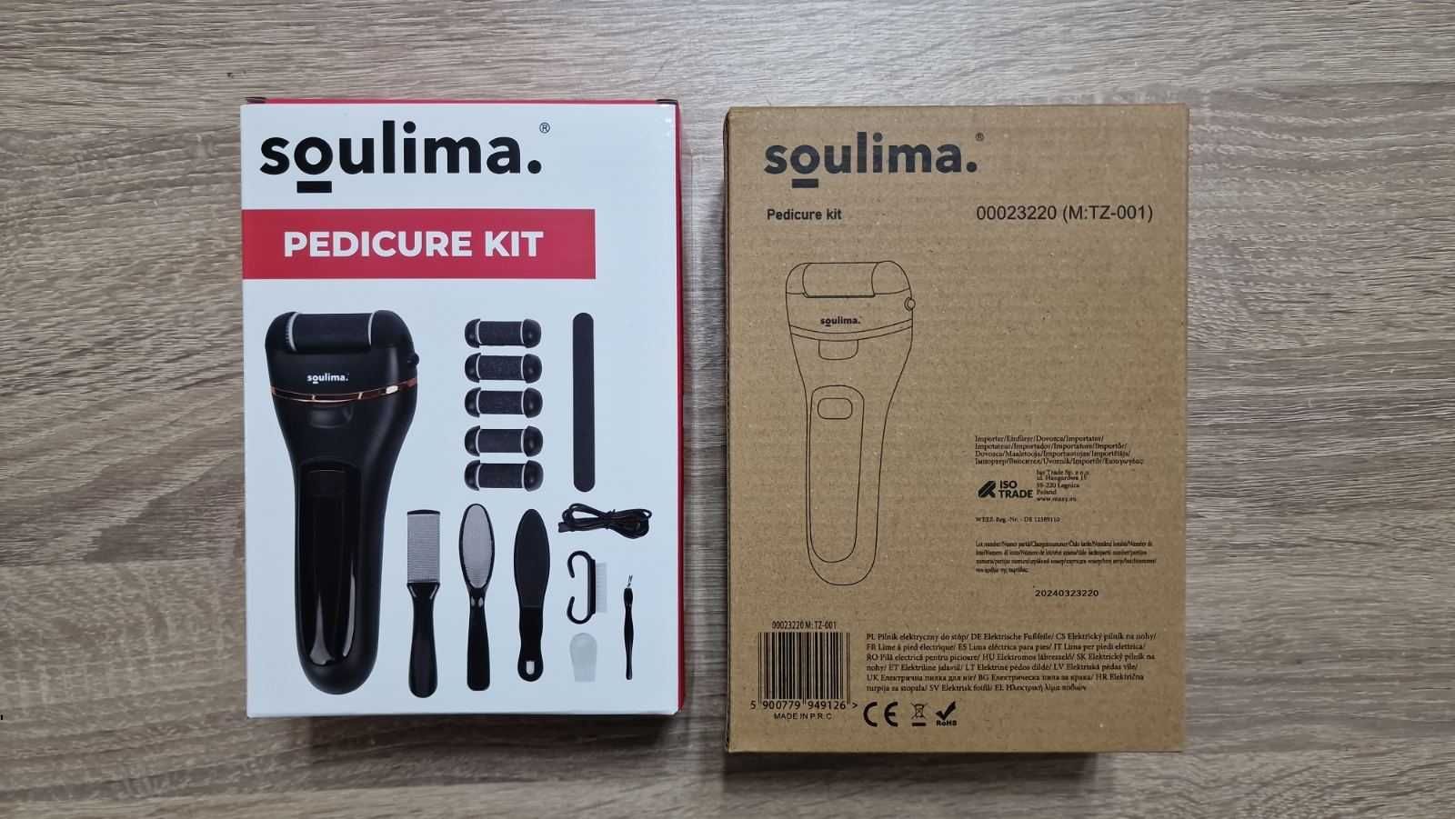 Акумуляторна Пилка та Пемза для Ніг Soulima 23220 Пемза для ног 6 нас.