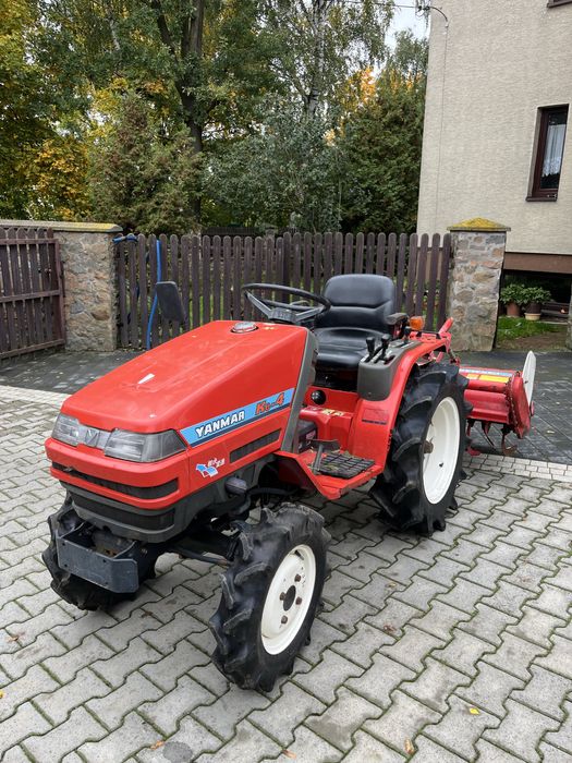 Traktorek yanmar ke4 4x4 bardzo ladny stan glebogryzarka 130 cm