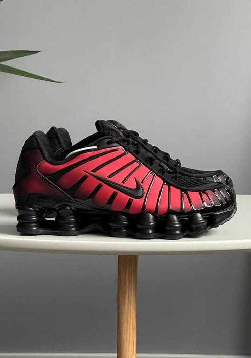 !SALE! Nike Shox TL Black Red Gradient 36 37 38 39 40 41 42 43 44 45