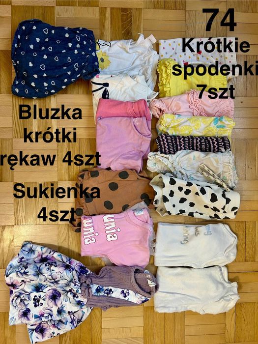 Paczka ubrań dla dziewczynki