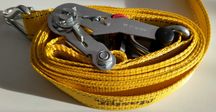 NOWY Pas mocujący z grzechotką i hakami Master Lock 450cm
