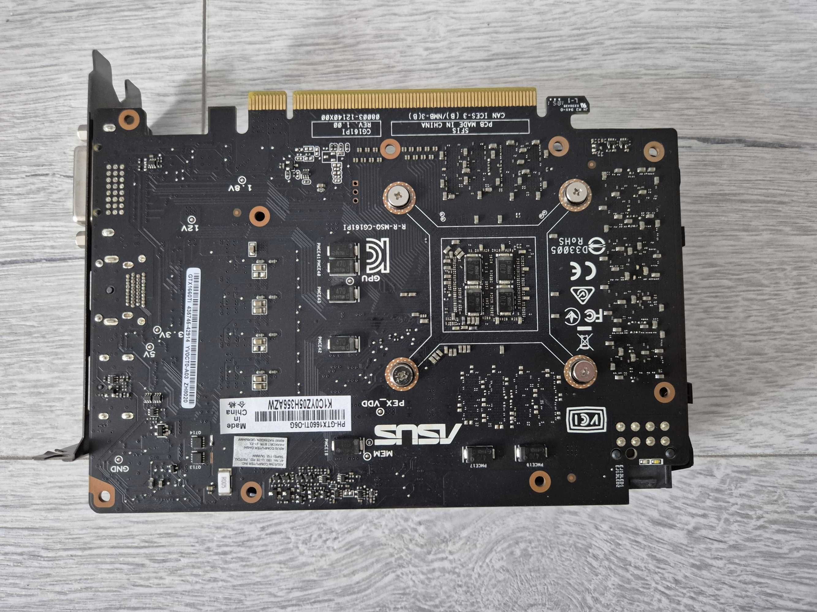 ігрова відеокарта GTX1660 Ti 6GB ASUS Phoenix (mini-ITX). Trade-IN