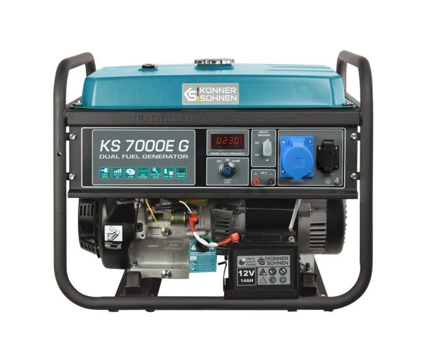 НОВI! Газ-бензиновий генератор «Konner & Sohnen» KS 7000E G