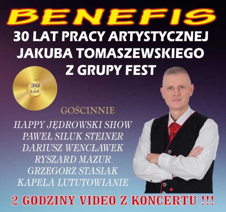 Pendrive Benefis 30-lecie pracy artystycznej Jakuba Tomaszewskiego
