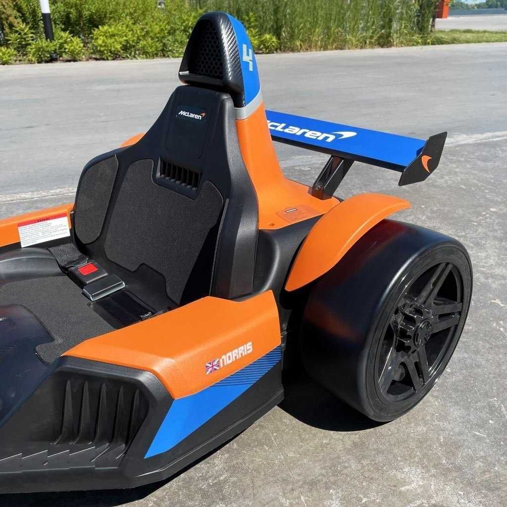 GOKART McLaren Bolid Elektryczny DRIFT 24V 400W Auto AKUMULATOR DZIECI