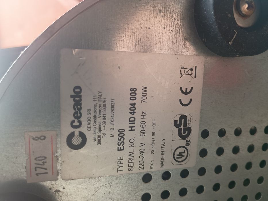 Profesjonalna Sokowirówka ceado es500