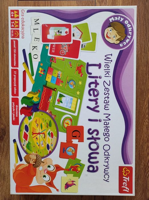 wielki zestaw małego odkrywcy Litery i słowa