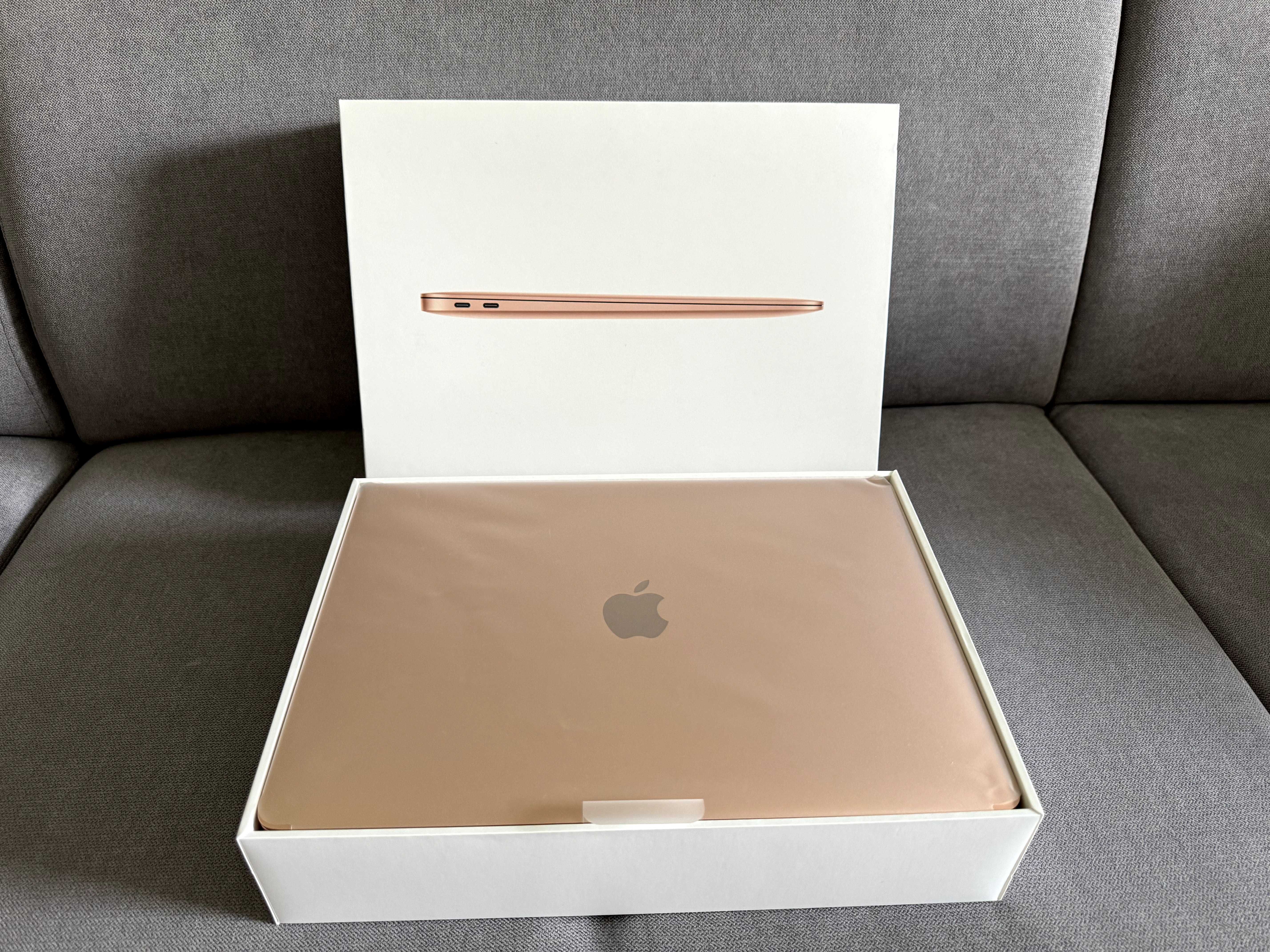 MacBook Air 13, 2020, złoty, M1, 8GB RAM, 512GB SSD macOS