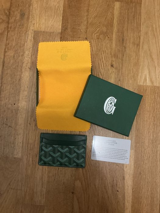 Carteira goyard verde