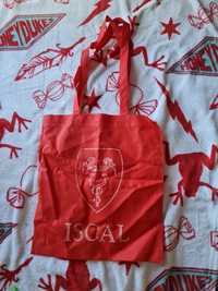 Tote bag vermelha do ISCAL