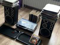 Gramofon Fonica plus glosniki Altus i 160 plyt