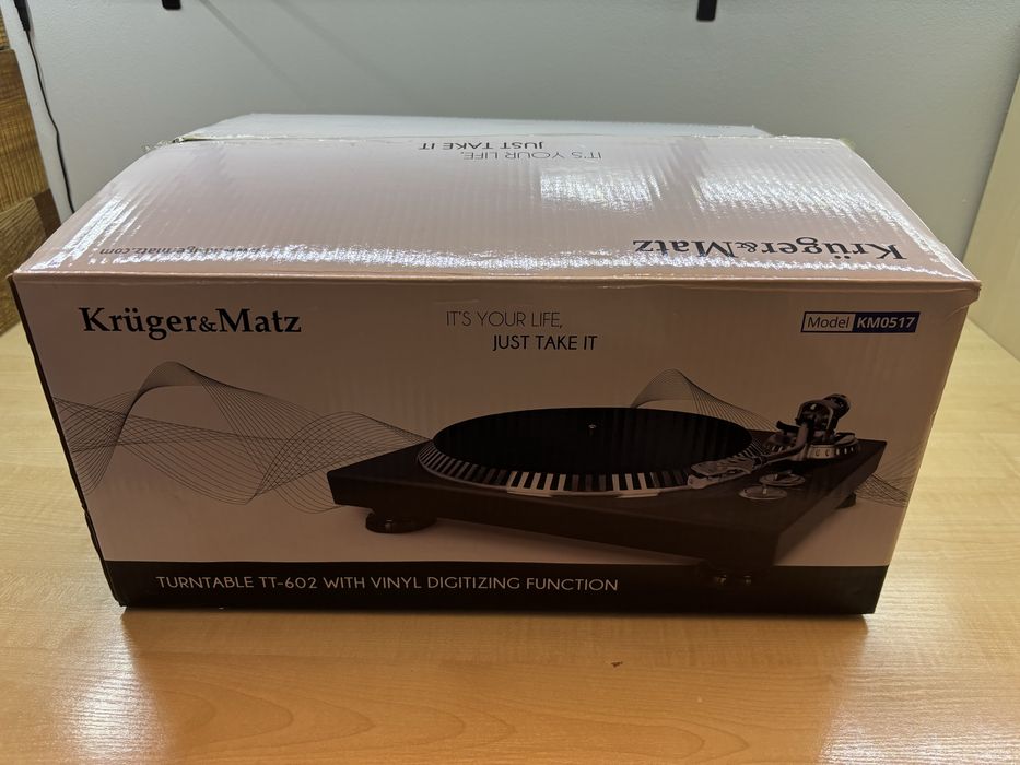 Gramofon Kruger&Matz TT-602 Czarny