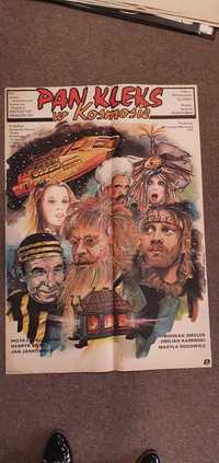 Pan kleks w kosmosie oryginalny plakat z 1988 roku