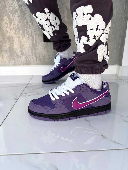 Чоловічі кросівки Nike SB Dunk Lobster Concepts фіолетовий NK501 ХІТ