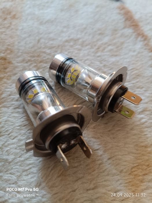 LED, żarówki H7, 2 szt.