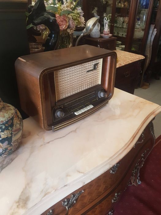Radio antigo decoração
