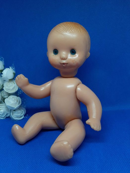 Яша Загорская ф-ка кукла пупс рельефный ссср винтаж на резинках