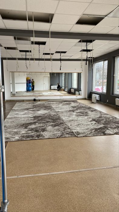 килим великий (використовувався для спорту)