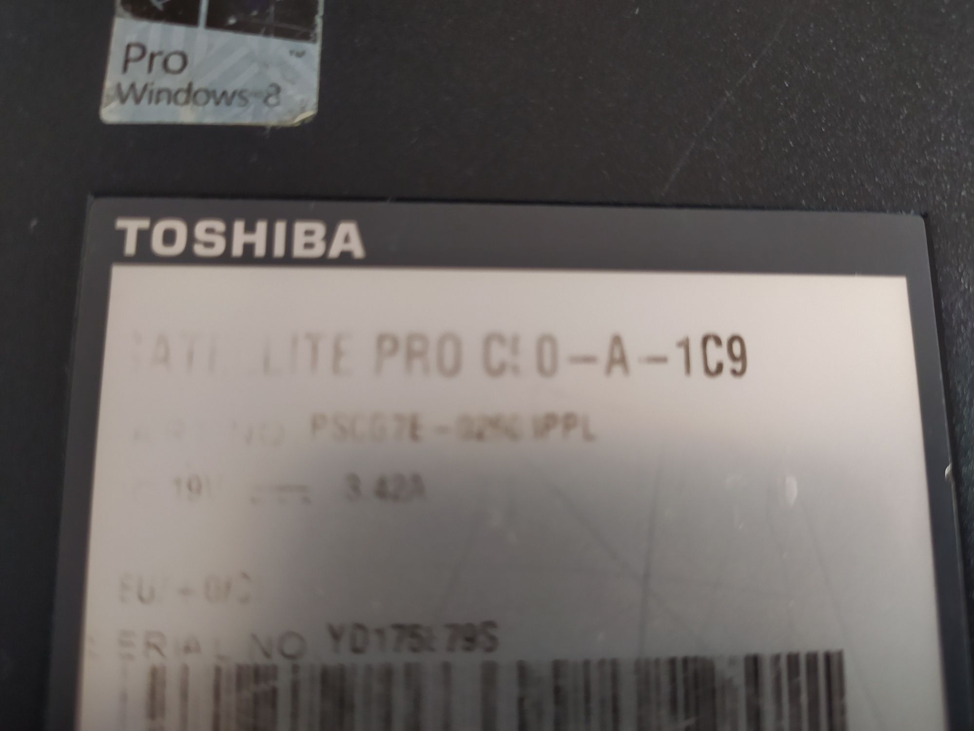 Toshiba Satelite PRO C50-A-1C9 do naprawy