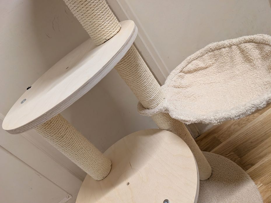 TIAKI Drapak dla Kota Shearly 71x49x103cm Beżowy  ZWROT ZMODYFIKOWANY